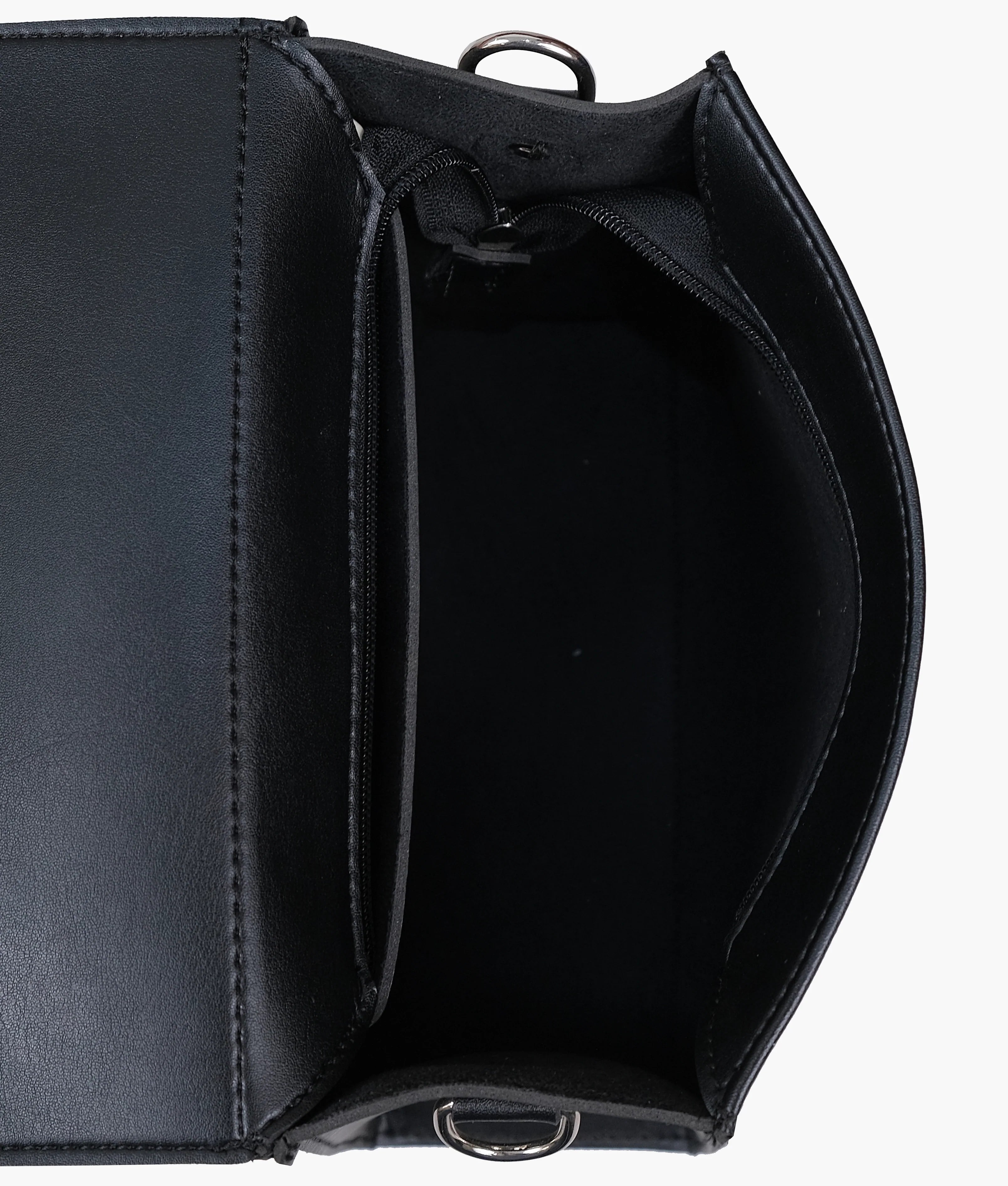 Arlet Push-Lock Messenger Bag Black