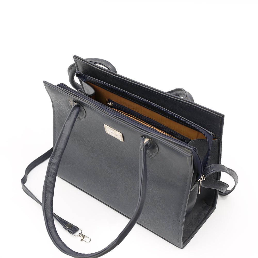 Selena Navy Blue Handbag