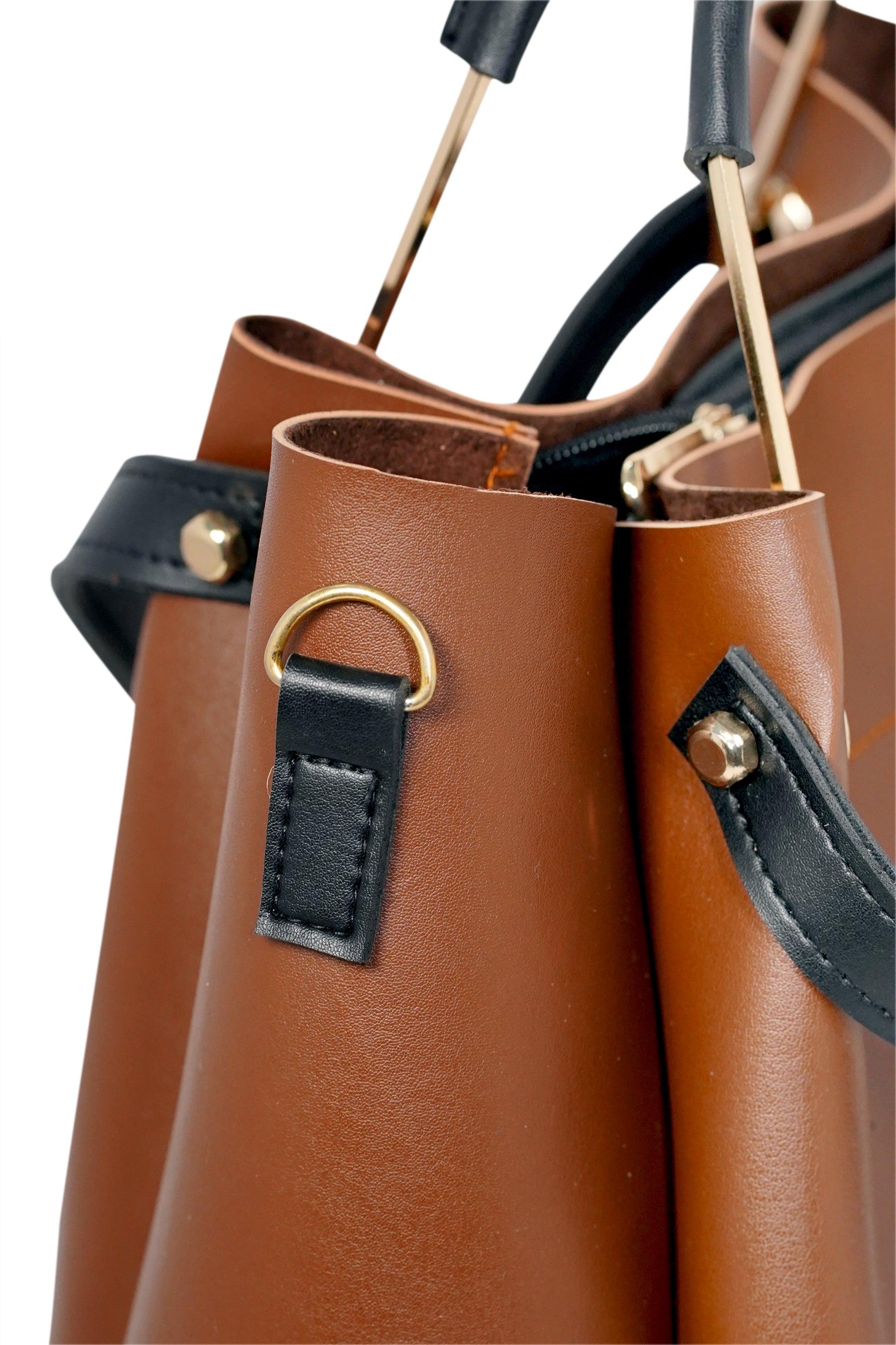 Austin Brown Shoulder Bag - Vuchetti